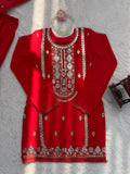 Latest Designer Faux Georgette Sharara Set With Sequnce Work