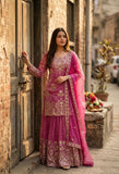 Latest Designer Trending Orgenza Twine Net Top Sarara And Dupatta Set