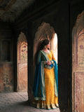 Soft Net with Thread with Sequence with Gota patti Lace Work Beautiful Set