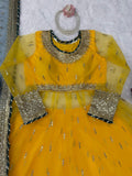 Soft Net with Thread with Sequence with Gota patti Lace Work Beautiful Set