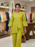 SUMMER SEASON WEAR TRENDY CO-ORD SET WITH EMBROIDERY WORK