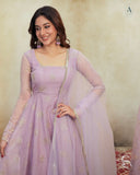 Designer Anarkali Suit In New Fancy Style With Tabby Organza With Bids Hand Work and Embroidery Work