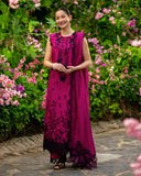 Roman silk with Soft Micro Inner Lining & Thread with Sequence work Salwar Kameez
