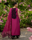 Roman silk with Soft Micro Inner Lining & Thread with Sequence work Salwar Kameez