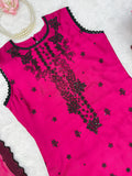 Roman silk with Soft Micro Inner Lining & Thread with Sequence work Salwar Kameez