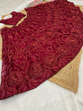 Premium Soft Net Embellished With Beautiful Glitter Dori Work With Beautiful Heavy Sequins Work Lehenga Choli