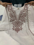Muslin Cotton with heavy embroidery coding work Salwar Kameez