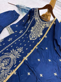 Latest Designer Ready To Wear Collection 3 Piece Fancy Top With Beautiful Sharara And Dupatta