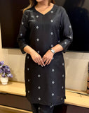 Premium Maharaja Linen with Elegant all-over print Co-Ord Set