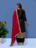 Heavy Frendy Silk with Fancy Embroidery Coding Dori-Sequence Worked With Full Sleeve And Riveted Moti Work Salwar Kameez