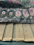 Premium Kasturi Silk Embellished With Heavy Embroidery Work Beautiful Lehenga Choli
