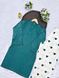 Designer Heavy Rayon Cotton Top And Plazzo