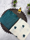 Designer Heavy Rayon Cotton Top And Plazzo