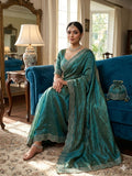 Premium two tone Space Silk Saree with beautiful multi sequence & cut dana work