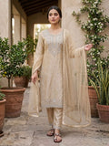 Designer Pure GMY Silk With Heavy Embroidery-Sequence Work Top-Bottom And Dupatta Set