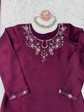 American Silk with Soft Micro Inner Lining & Intricate Thread with Sequence work Salwar Kameez