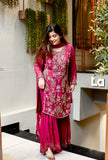 New Designer Party Wear Top-Plazzo And Dupatta With Heavy Embroidery Work