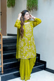 New Designer Party Wear Top-Plazzo And Dupatta With Heavy Embroidery Work