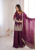 Fully Stitched & Ready to Wear Fendy Silk with Embroidery Sequence Work Salwar Kameez