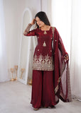 Fully Stitched & Ready to Wear Fendy Silk with Embroidery Sequence Work Salwar Kameez