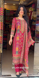 DESIGNER FANCY MASKA COTTON REAL HAND MIRROR WORK TOP AND PENT WITH DUPATTA