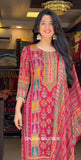 DESIGNER FANCY MASKA COTTON REAL HAND MIRROR WORK TOP AND PENT WITH DUPATTA