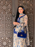 Latest Designer Heavy Faux Georgette Top Plazzo Aand Dupatta Set With Beautiful Embroidery Work