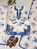 Latest Designer Heavy Faux Georgette Top Plazzo Aand Dupatta Set With Beautiful Embroidery Work