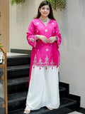 Pure viscose silk with Embroidery and Sequence work Salwar Kameez
