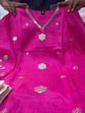Pure viscose silk with Embroidery and Sequence work Salwar Kameez