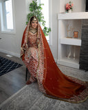 Designer Long Panjabi Suit Top  Pant And Dupptta With Hevay Natural Crep Silk Fabric