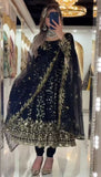 Designer Anarkali Suit Heavy Faux Georgette Blooming  With Sequence And Embroidery Work