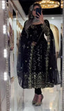 Designer Anarkali Suit Heavy Faux Georgette Blooming  With Sequence And Embroidery Work