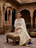 Latest Designer Crape Siilk Top Plazzo Dupatta With Beautiful Embroidery Work