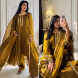 New Designer Party Wear Look Gown Anarkali Style Pant Plazzo and Dupatta