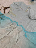 DESIGNER READY TO WEAR 3 PIECE KURTI WITH BEAUTIFUL DUPATTA AND BOTTOM