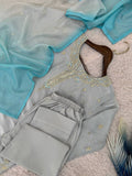 DESIGNER READY TO WEAR 3 PIECE KURTI WITH BEAUTIFUL DUPATTA AND BOTTOM