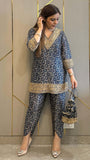 TRENDING FESTIVE COLLECTION CO-ORD SET WITH FULL EMBROIDERY WORK ON PRINTED MUL COTTON