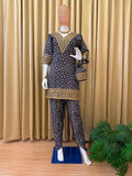 TRENDING FESTIVE COLLECTION CO-ORD SET WITH FULL EMBROIDERY WORK ON PRINTED MUL COTTON