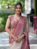 Party Wear Designer Glass Organza Silk Stunning Saree With Sequnce Work