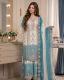 Designer Party Wear Heavy Dual Tone Peding Star Georgette Top Plazzo & Dupatta Set