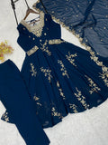 FOX GEORGETTE WITH SEQUENCE EMBROIDERY WORK SALWAR KAMEEZ
