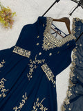 FOX GEORGETTE WITH SEQUENCE EMBROIDERY WORK SALWAR KAMEEZ
