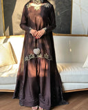 Latest Designer Heavy Natural Crep Material Party Wear Look Top With Farshi Salwar Suit