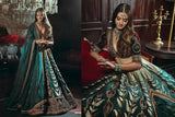 Premium Mulmul Satin Silkb Embellished With Beautiful Thread Work Lehenga Choli