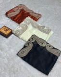 Premium Rangoli silk with c pallu zari thread and 3 mm sequence embroidered work Saree