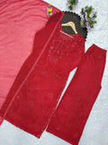 Latest Fox Blooming Georgette Top Bottom And Dupatta Set