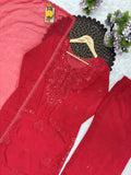 Latest Fox Blooming Georgette Top Bottom And Dupatta Set