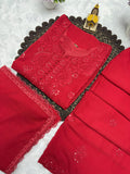 Latest Fox Blooming Georgette Top Bottom And Dupatta Set