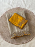 Heavy Rangoli silk C-Pallu Embroidery Thread and Zari Work Beautiful Saree